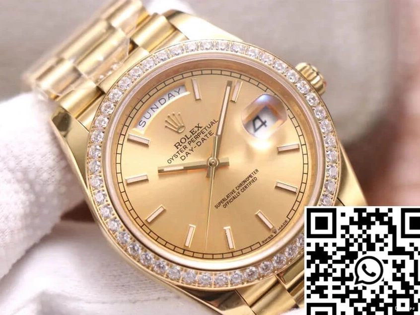 Day-Date EW Dial Factory M228348RBR-0008 Champagne Rolex 1130